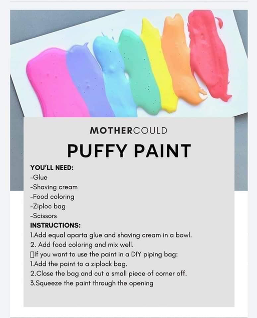 Recipe for paint